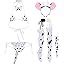 Women Sexy Milk Cow Lingerie Set Anime Maid Cosplay Costume Mini Bikini Bra Bodysuit With Bell