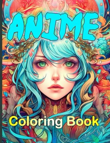 Anime Coloring Book For Teens 50 Beautiful Japanese Anime Fashion