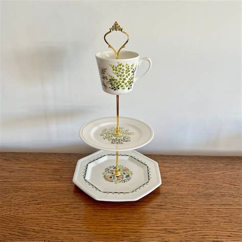 3 Tier Tea Cup Stand Etsy