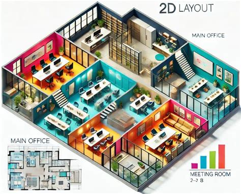 Entry 67 By Suptechy For Modern Vibrant Office Layout Design Freelancer