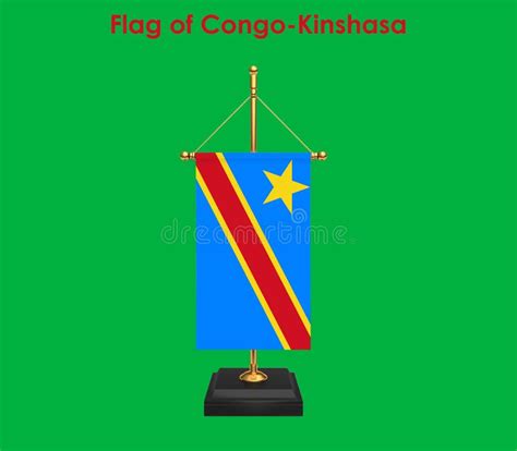 Flag Of Congo Kinshasa Congo Kinshasa Flag National Flag Of Congo