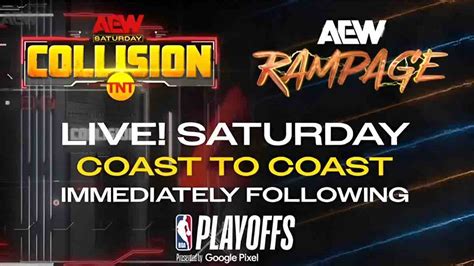 Aew Collision And Rampage Results Special Start Time Former