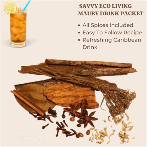 Mauby Bark Packet Includes All Spices And Recipe To Make The