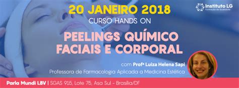 Curso Hands On Peelings Químicos Faciais e Corporal em Brasília DF em