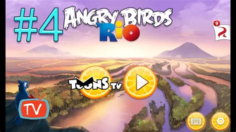 Angry Birds Rio Part Blossom River Gameplay Walkthrough Youtube