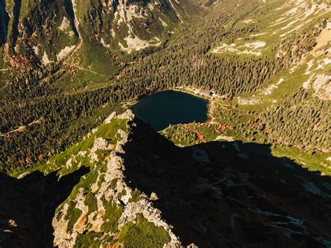 Premium Photo Poprad Lake Popradske Pleso Very Popular Hiking