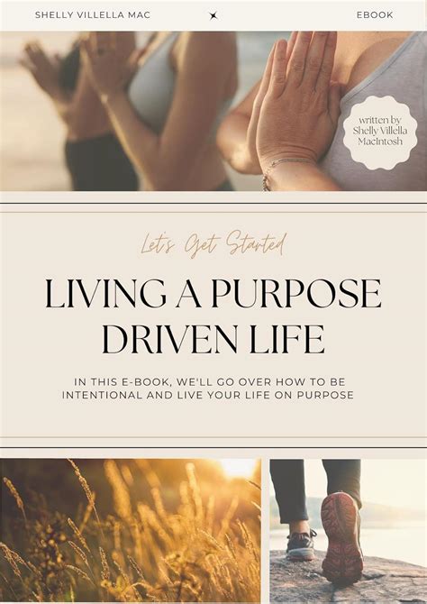 Living A Purpose Driven Life Ebook Villella Mac Shelly Books