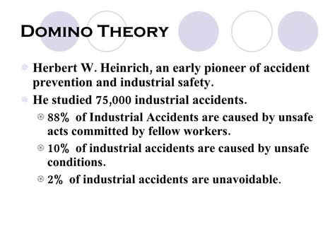 Theories Of Accident Causation Ppt