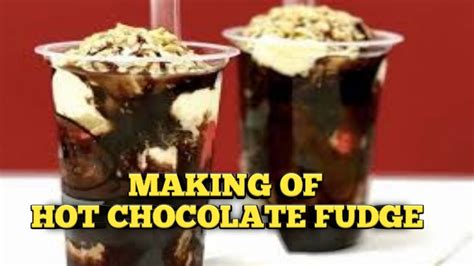 Making Of Hot Chocolate Fudge Ice Cream Sundae Youtube