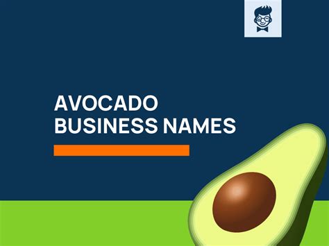 1750 Avocado Business Names Ideas Generator Guide BrandBoy