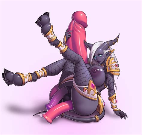 Commission Futanari Draenei Paladin Jaslaena By Kruth Hentai Foundry