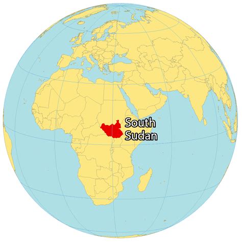 South Sudan Map - GIS Geography