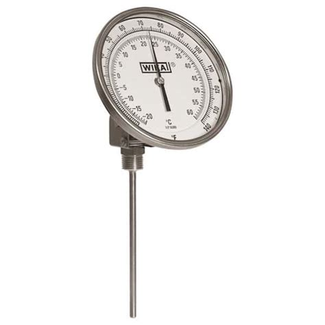 Wika D G Ti Any Angle Dial Bimetal Thermometer L