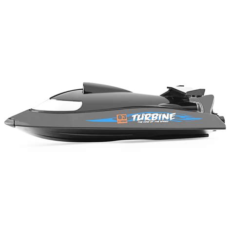 Flytec V009 30KM High Speed RC Jet Boat Black