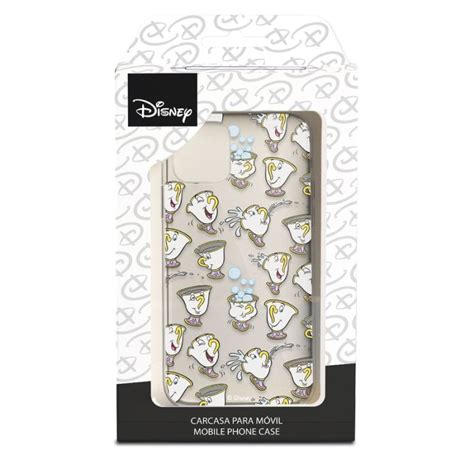 Funda Para Vivo Y S Oficial De Disney Chip Potts Siluetas La Bella Y