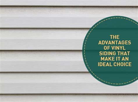 The Advantages Of Vinyl Siding That Make It An Ideal Choice