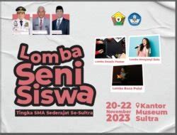 Dikbud Bakal Gelar Lomba Seni Antarsiswa SMA Di Sultra