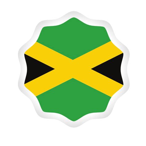 Jamaica Flag Symbol Free Svg