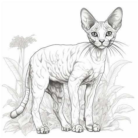 Premium Vector Cornish Rex Kitten Cat