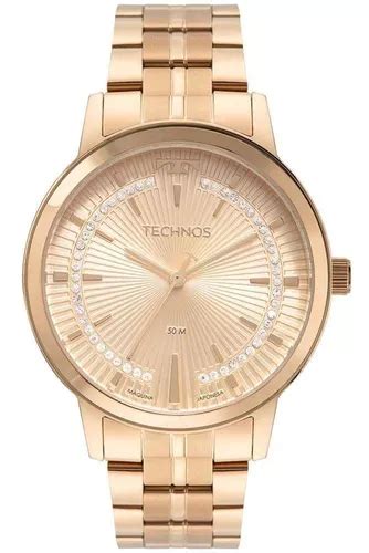 Reloj Technos Trend 2036 Mms 1c Para Mujer Color De La Correa Oro