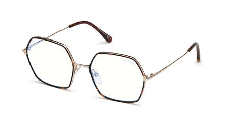 Tom Ford Ft5615 B Blue Light Block 052 Glasses Dark Havana Visiondirect Australia