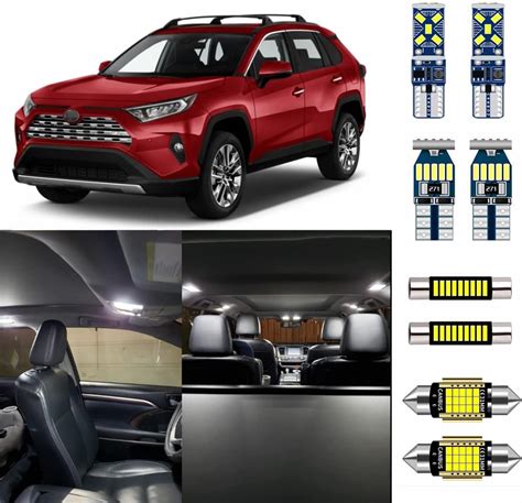 Amazon Brishine White Interior Led Lights Kit For Toyota Rav