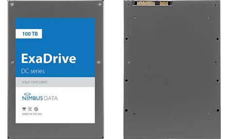 Nimbus Data Just Unveiled The Exadrive Dc100 Worlds Largest Ssd