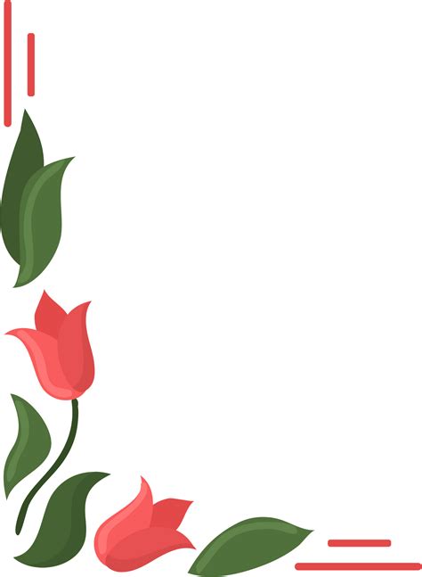 Flower Clipart Border