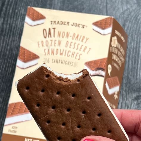 We Tried Trader Joe's Oat Milk Ice Cream Sandwiches - DailyWaffle