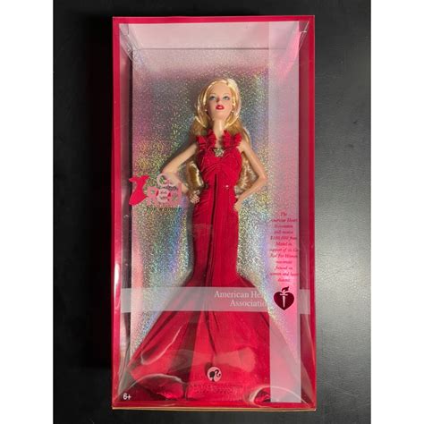 Go Red Barbie 收藏 珍藏 超模 模特 芭比 盒裝 蝦皮購物
