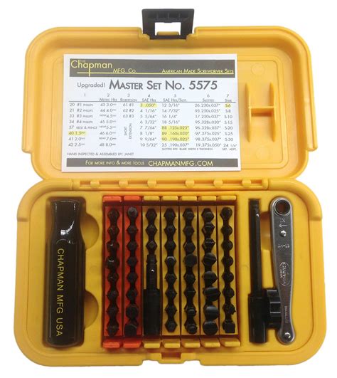 Chapman 56 pc. Master Screwdriver Set - 5575 - Penn Tool Co., Inc