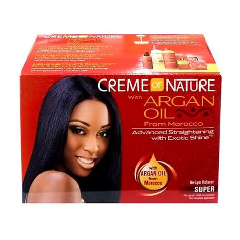 Creme Of Nature Argan Oil Relaxer Kit Super