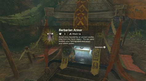 Where To Find The Barbarian Armor In Zelda Tears Of The Kingdom