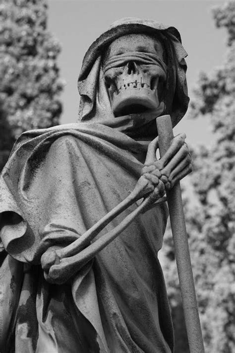 Skeleton Sculpture English Cemetery Florence Italy Cemetery