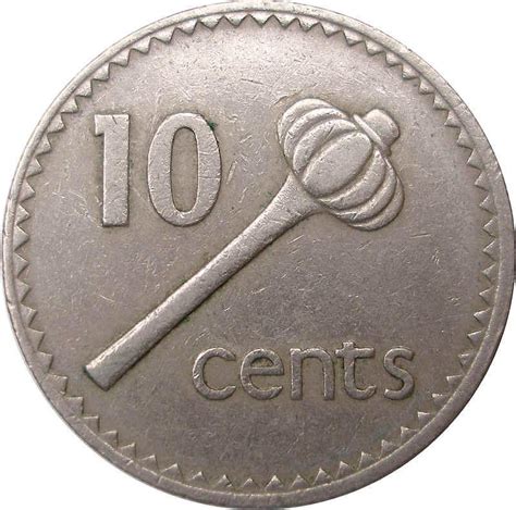 Fiji 10 Cents Foreign Currency