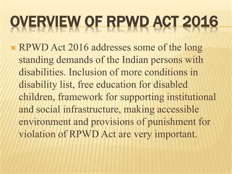 Rpwd Act2016