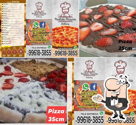 Paulista pizzaria Içara Menu do restaurante preços e opiniões