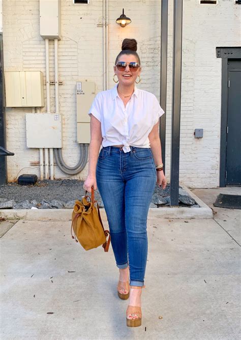 Uniform Spring Outfit Classic Denim White Artofit