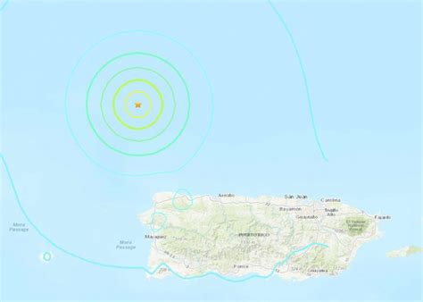 Un Sismo De 6 3 Sacudió Las Costas De Puerto Rico Sin Dejar Daños Tn8 Tv