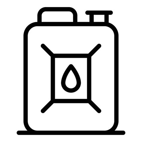 Oil Can Icon Outline Style 15689843 Vector Art At Vecteezy