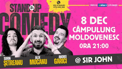 Bilete Câmpulung Moldovenesc Stand Up Comedy cu Alex Mocanu Andrei