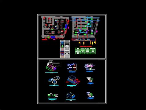 Sistema De Aire Acondicionado Detalles En Autocad Librer A Cad