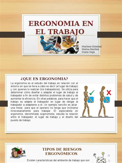 Ergonomia En El Trabajo Pptx Factores Humanos Y Ergonomía Diseño