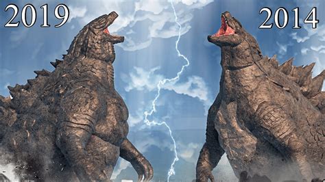 Kaiju Universe Godzilla 2014 Vs Godzilla 2019 Vs Godzilla 2021 Size