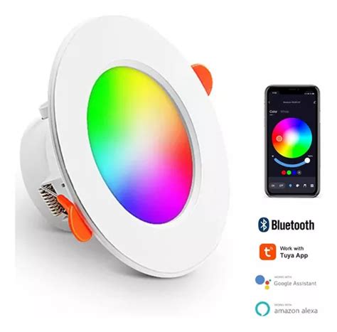 Lampara Techo Plafon Luminaria Inteligente Rgb Tuya 15w MercadoLibre