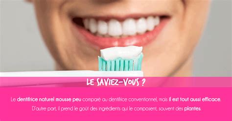 Dentifrices quelle différence entre dentifrice naturel et conventionnel