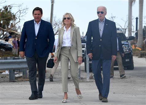 President Biden Tours Hurricane-Ravaged Florida And Meets With Ron DeSantis | iHeart