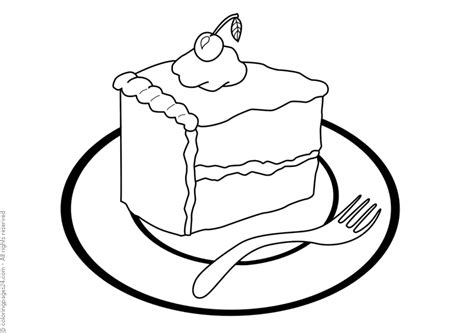 Tortas Y Pasteles 11 Dibujos Para Colorear 24