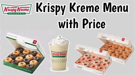 Krispy Kreme Menu Price List 2025 Philippines Updated