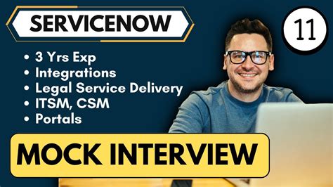 Servicenow Mock Interview Legal Service Delivery Itsm Csm